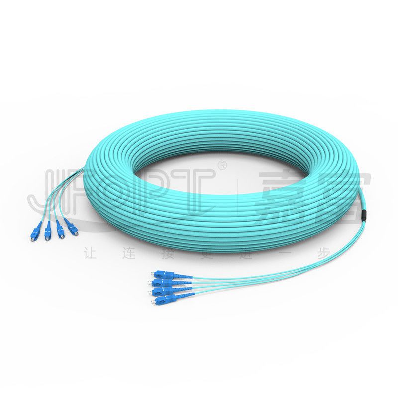 Kabel światłowodowy OD 7,0-9,0 mm Breakout Kabel stacji bazowej Kabel podrzędny 2,0 mm z SC / UPC