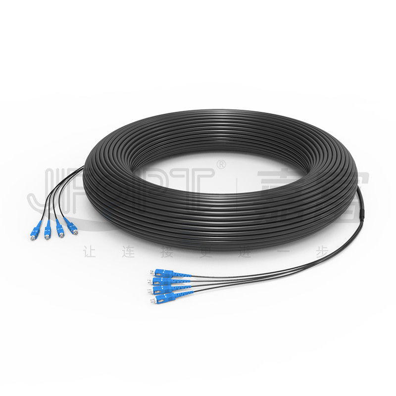 Kabel światłowodowy OD 7,0-9,0 mm Breakout Kabel stacji bazowej Kabel podrzędny 2,0 mm z SC / UPC