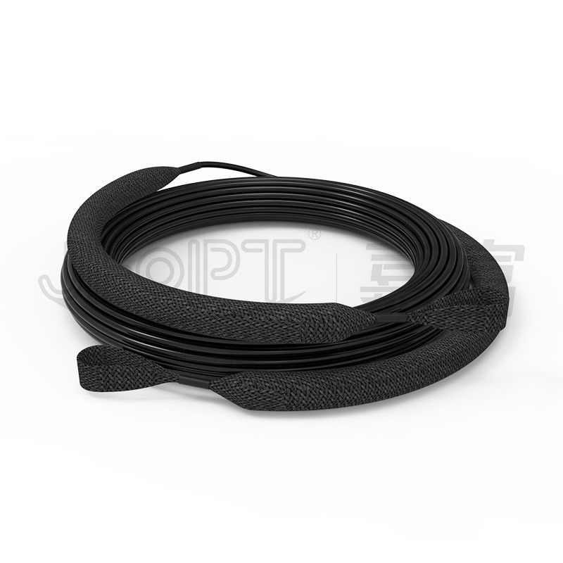 Mini kabel 12-żyłowy wstępnie zakończony kabel światłowodowy ze złączami LC UPC Multimode OM4 Violet 0,5m Branch