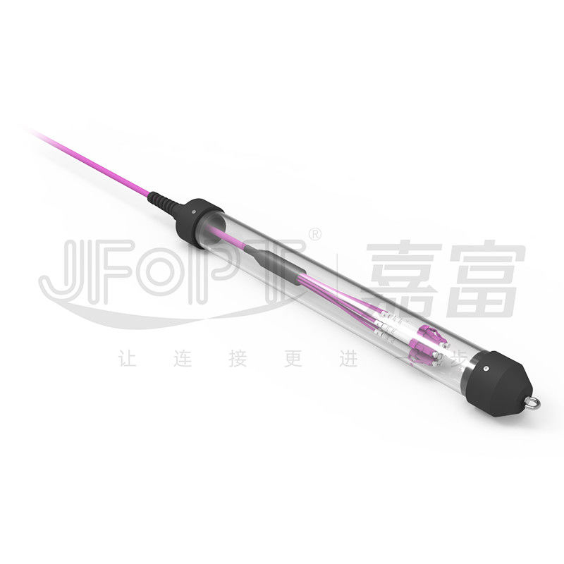 Mini kabel 12-żyłowy wstępnie zakończony kabel światłowodowy ze złączami LC UPC Multimode OM4 Violet 0,5m Branch