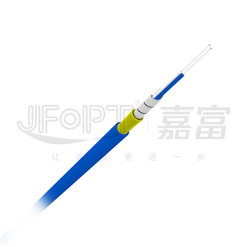 Uni Tube Simplex Duplex Armored Fibre Patch Cord Wzmocniony przędzą aramidową