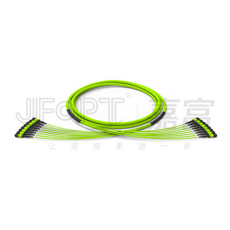 96 rdzeni 12 włókien MPO Fiber Jumper 8 jednostek OM5 50/125 Multimode High Bandwidth