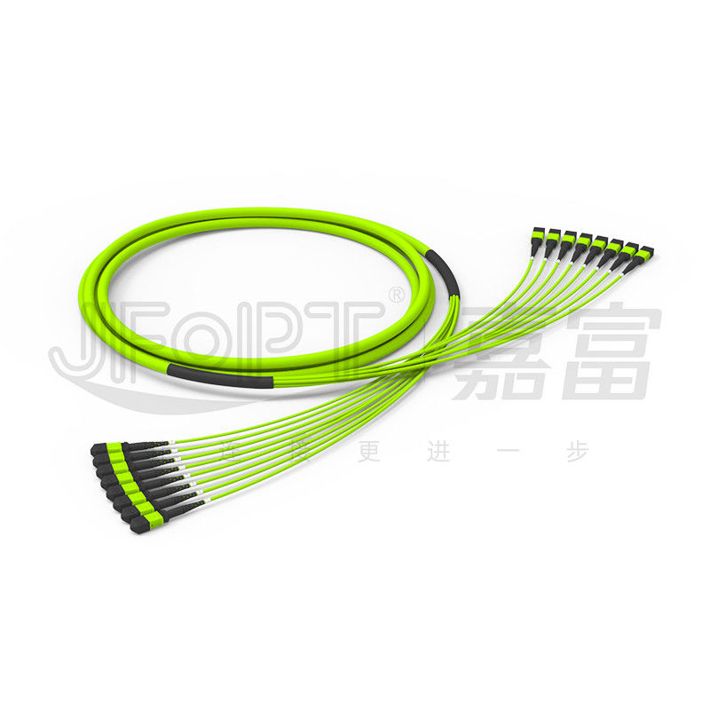 96 rdzeni 12 włókien MPO Fiber Jumper 8 jednostek OM5 50/125 Multimode High Bandwidth