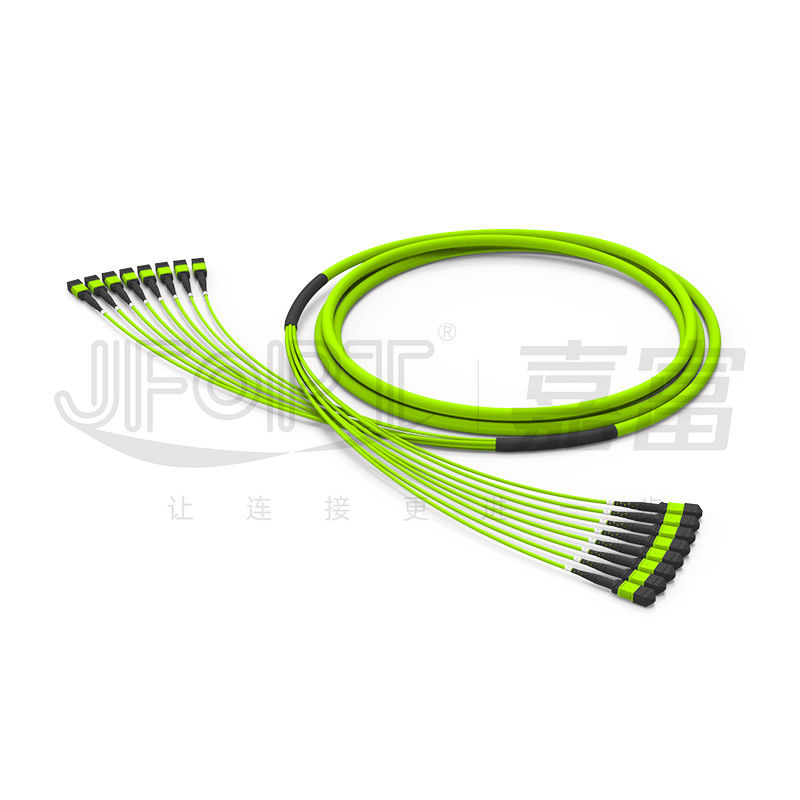 96 rdzeni 12 włókien MPO Fiber Jumper 8 jednostek OM5 50/125 Multimode High Bandwidth