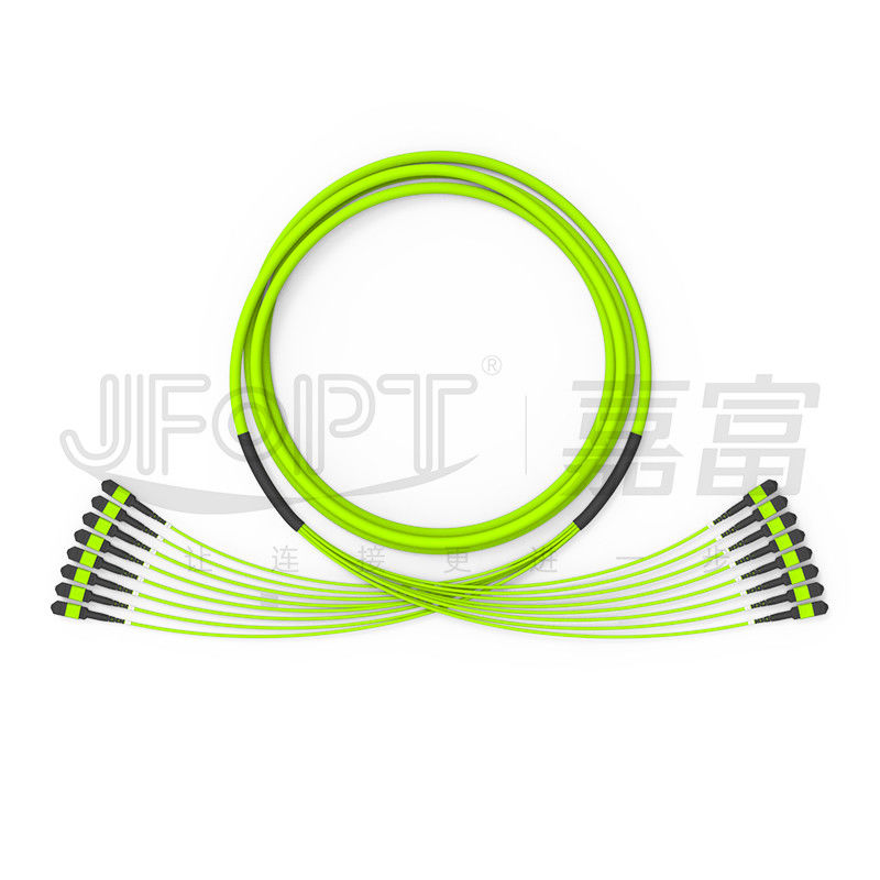96 rdzeni 12 włókien MPO Fiber Jumper 8 jednostek OM5 50/125 Multimode High Bandwidth