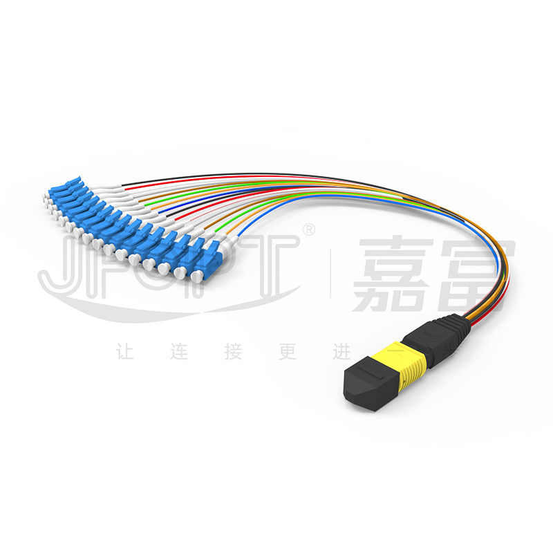 Kabel krosowy MPO-LC 16 rdzeni Jednomodowy, niskostratny G657A1 / G657A2 Skrzynka modułu typu A