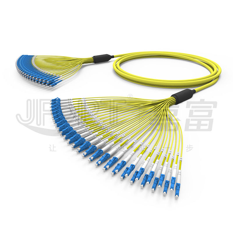 Pakiet LC-SC Wstępnie zakończony kabel światłowodowy 48 rdzeni 2,0 mm rozgałęzień G652D G657A1