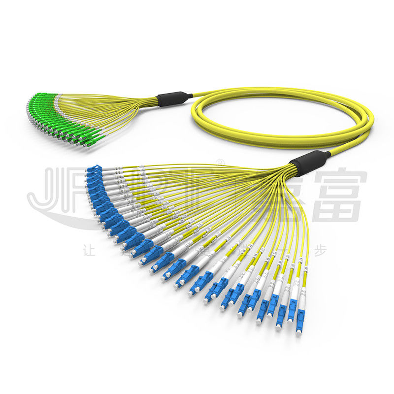 Pakiet LC-SC Wstępnie zakończony kabel światłowodowy 48 rdzeni 2,0 mm rozgałęzień G652D G657A1