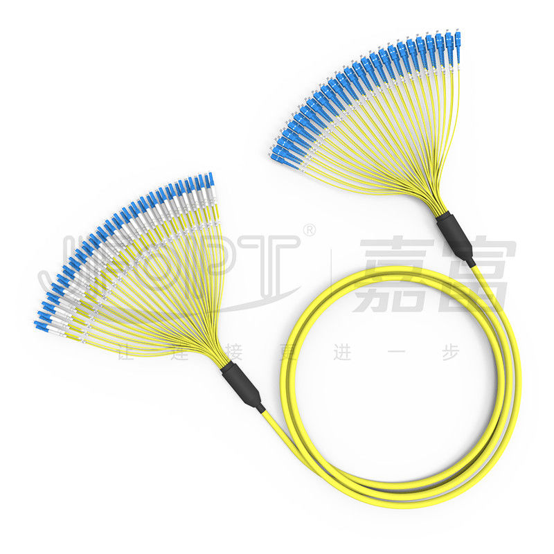 Pakiet LC-SC Wstępnie zakończony kabel światłowodowy 48 rdzeni 2,0 mm rozgałęzień G652D G657A1