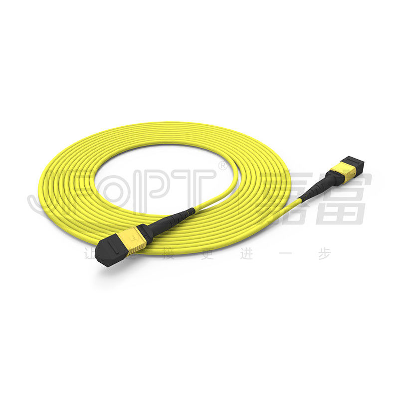 MPO Patch Cord SM 12 rdzeni kabel cena optyczny kabel światłowodowy kabel wewnętrzny na zewnątrz światłowodowy kabel optyczny