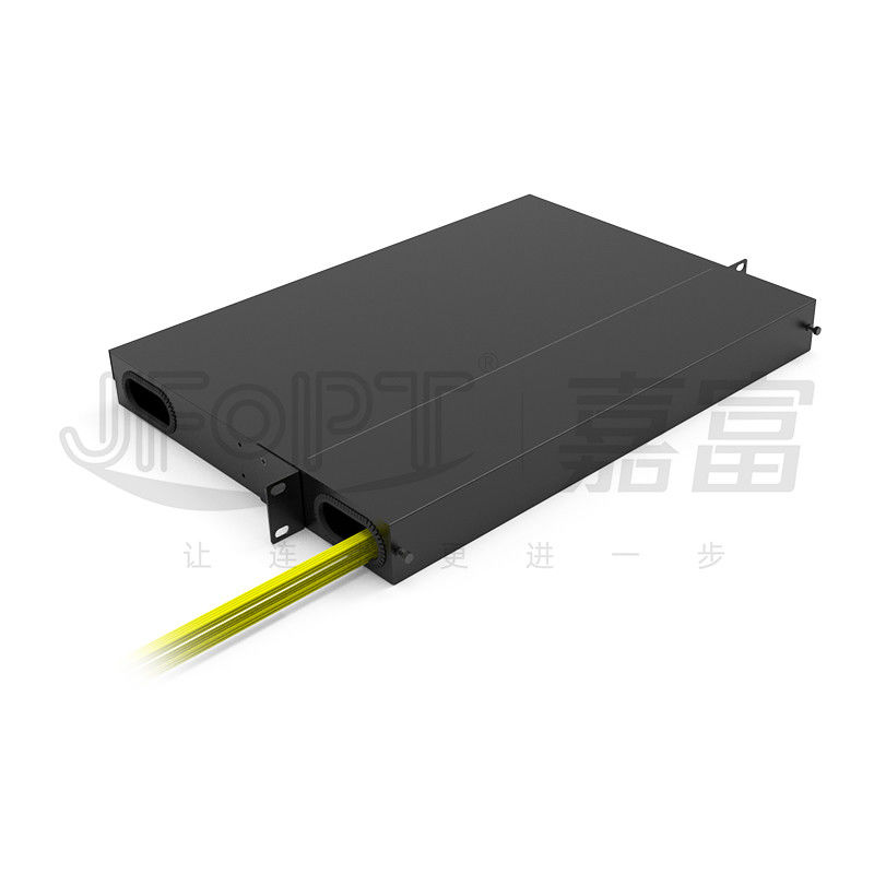 19 cali 1U 96 Core 4 Pieces Module Box MPO Patch Panel ODF z domyślną standardową sekwencją drutu LC Metal Rack