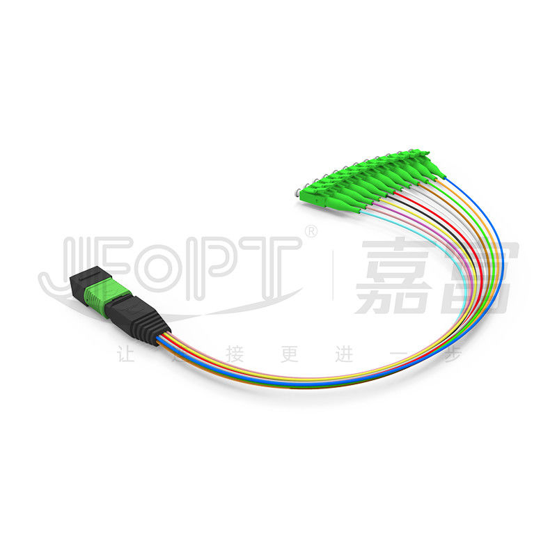 MPO-LC 0.9mm 12Cores Breakout Cable Customized Length SM G657a1 Fiber Multi fiber Moduł skrzynki adapter Patch Cord